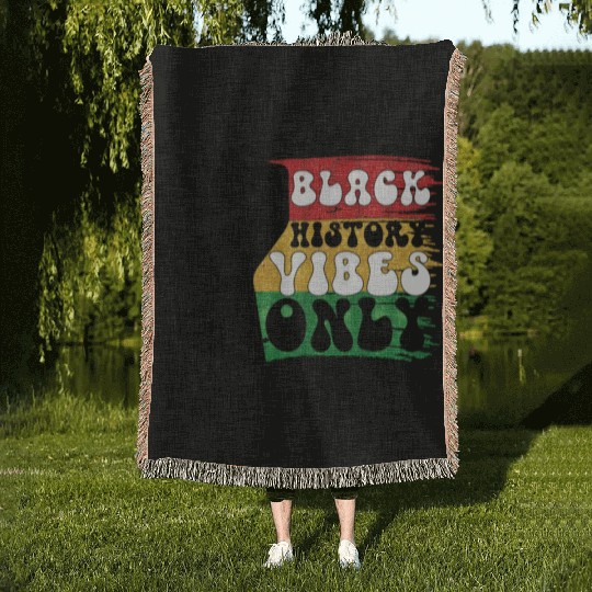 Unapologetically Dope, Black History Month Woven Blankets