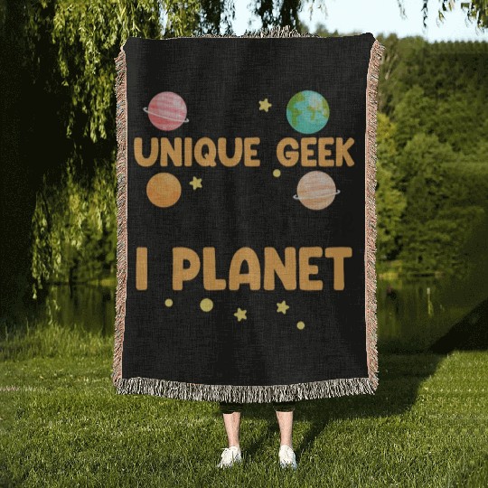 Science Theme Birthday Party Astronomy Astronaut Woven Blankets