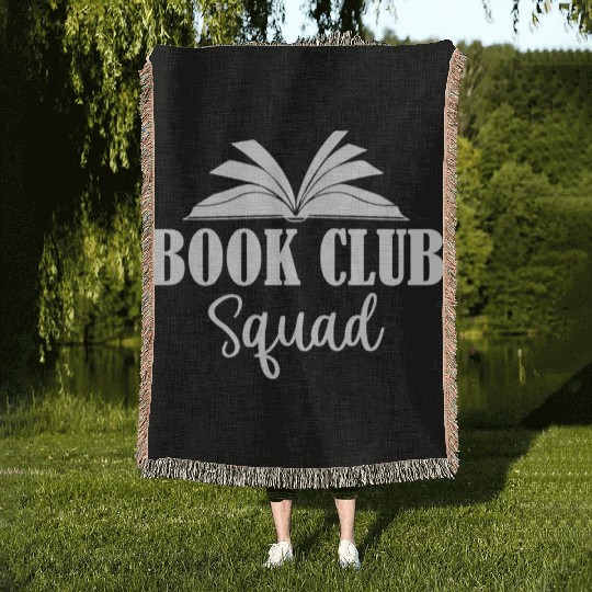 Book Club Squad Woven Blankets