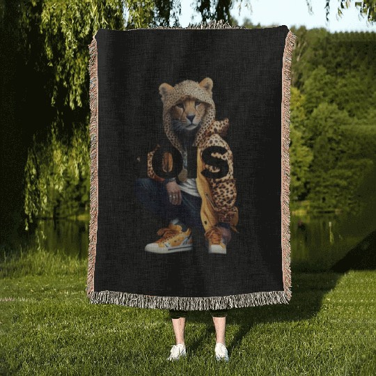 Woven Blankets Make Some Noise Music Urban Animal Cheetah