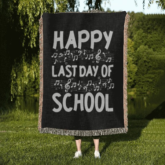 Music Teacher music nout Woven Blankets