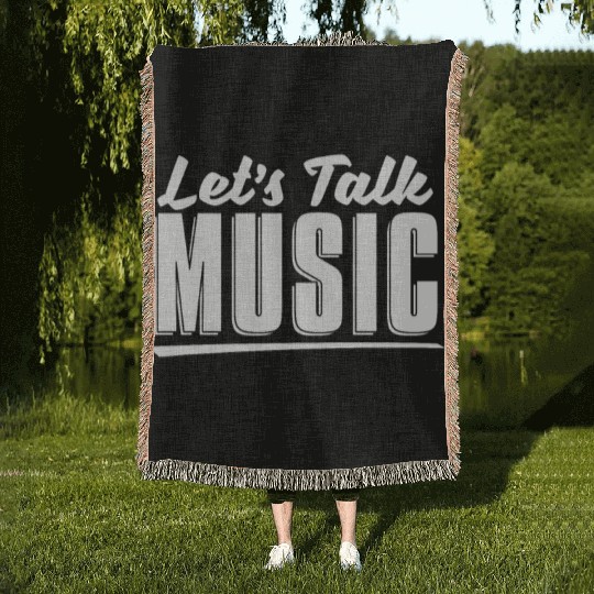 Music Teacher Woven Blankets