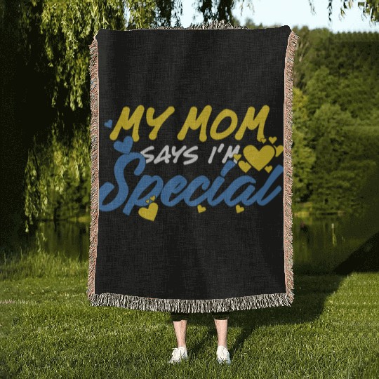 Down Syndrome Awareness Special Education Gifts Woven Blankets