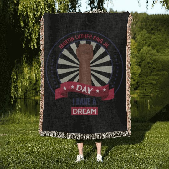 Martin Luther King Jr. Day Woven Blankets