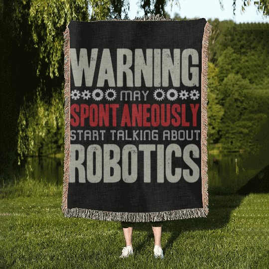 Robotics, Robotic Engineer Woven Blankets