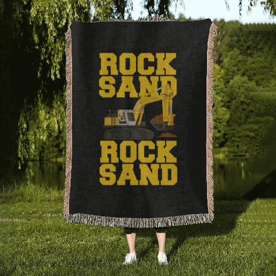 Rock Sand Excavator Front End Loader Track Hoe Woven Blankets