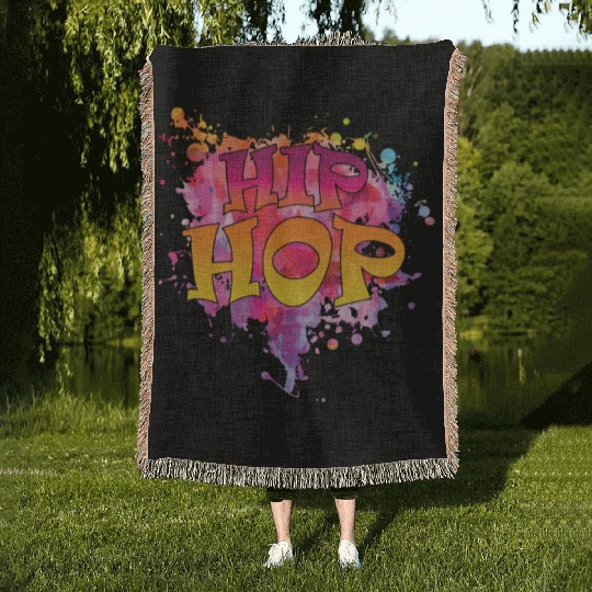 Hip Hop Genre Rap Freestyle Woven Blankets