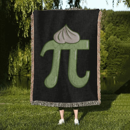 Key Lime Pi - Funny Pi Day Math Teacher Woven Blankets