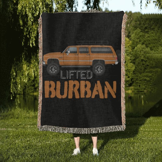 burban Burnt Orange Woven Blankets