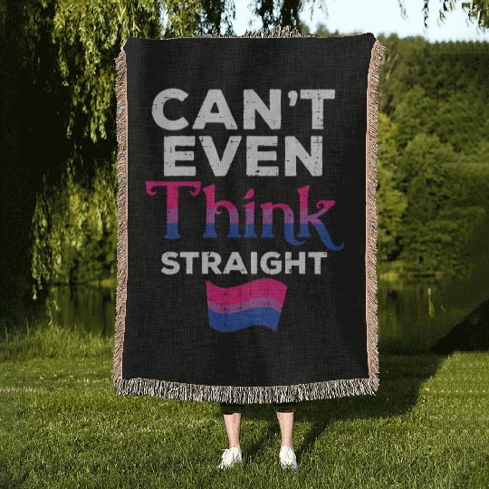 Straight LGBTQ Bisexual Flag Gay Pride Woven Blankets