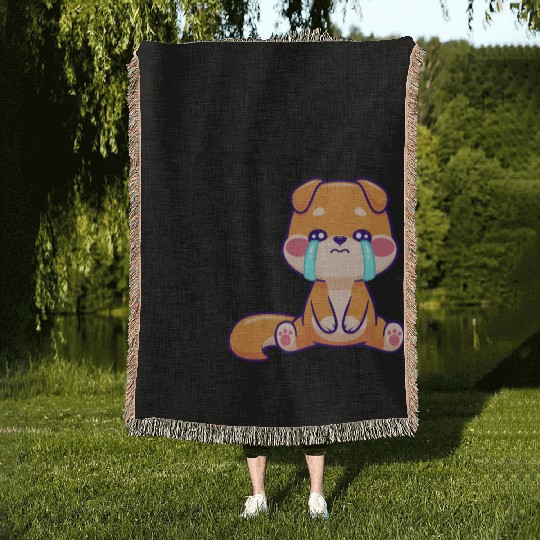 There is no time to cry now work Woven Blankets