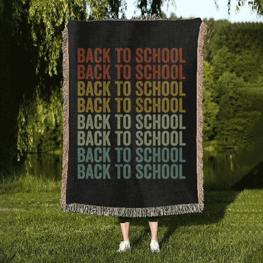 Back To School Woven Blankets