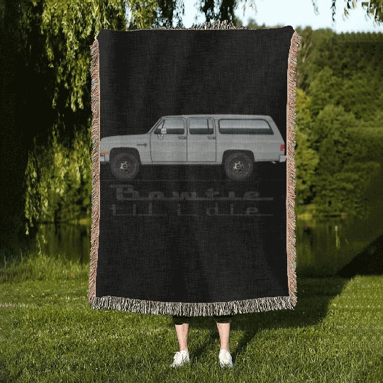 bowtie Light Silver Woven Blankets