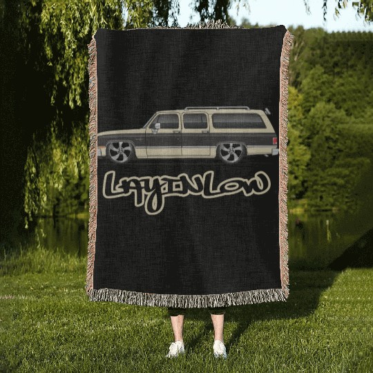 layinlow Santa Fe Tan Woven Blankets