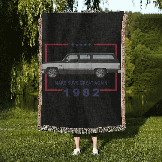1982 Midnight Black Woven Blankets