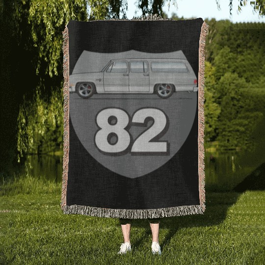 82 Light Silver Woven Blankets