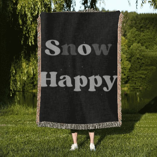 SnOw Happy Woven Blankets