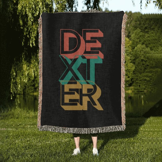 Retro Dexter Woven Blankets