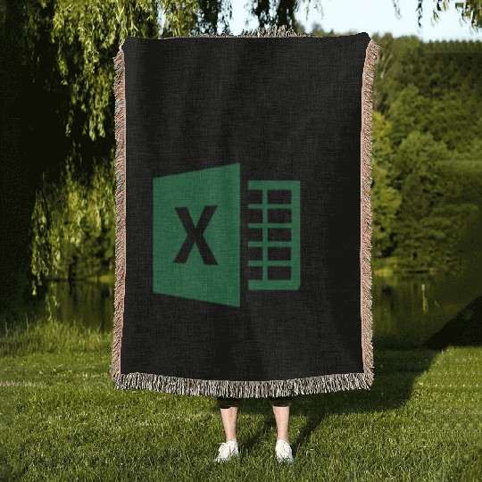 I Simply Excel Funny Accountant Spreadsheets Woven Blankets