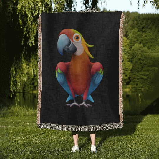 Macaw Woven Blankets
