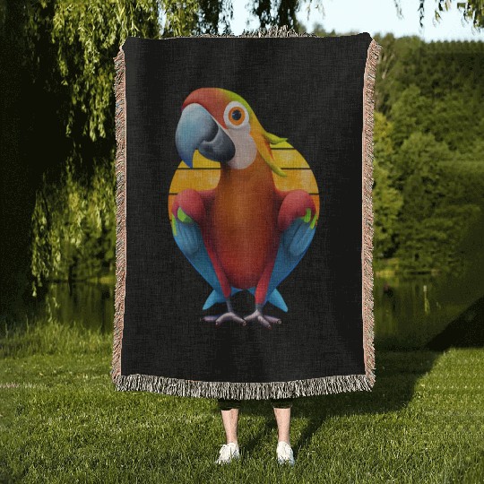 Macaw Woven Blankets