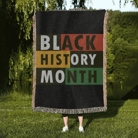 Black History Month Woven Blankets