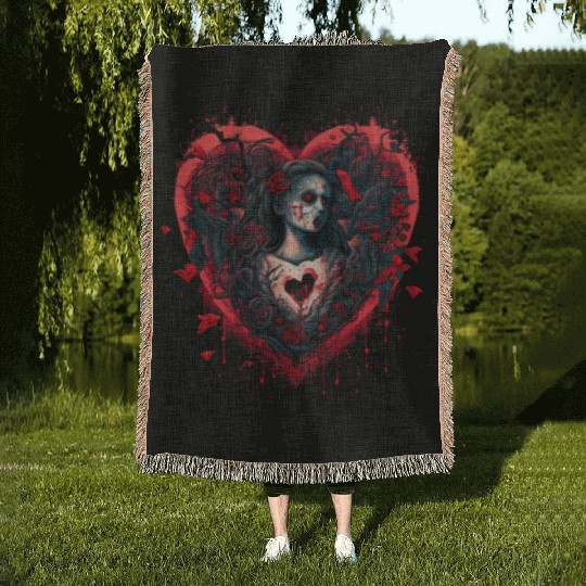 Bloody Valentine Woven Blankets
