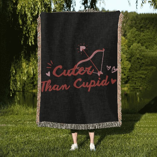 [Valentine] Cuter Than Cupid Love You Woven Blankets