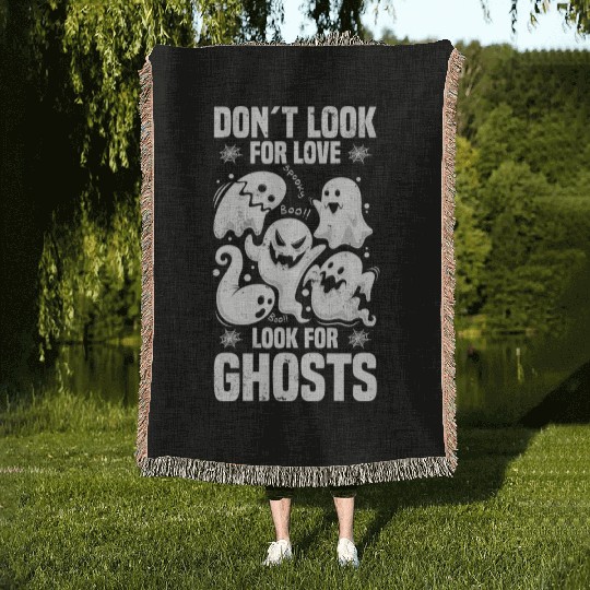 Ghost Hunters | Paranormal Ghost Hunting Gifts Woven Blankets