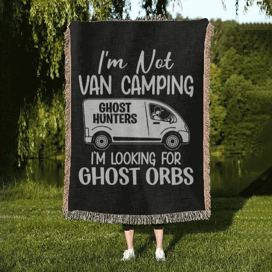 Ghost Hunters, Ghosts, Ghost, Ghost hunting Woven Blankets