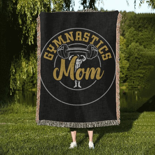 Gymnastics Mom - Gym Woven Blankets