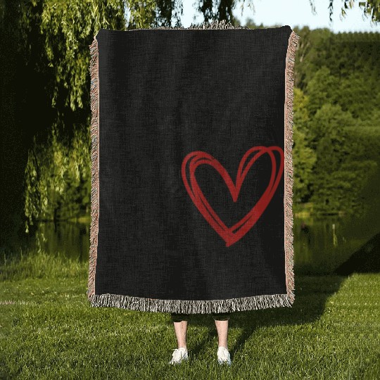 Baseball Gigi Heart Funny Baseball Lover Woven Blankets