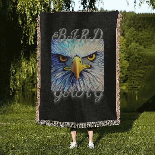 BIRD GANG Woven Blankets