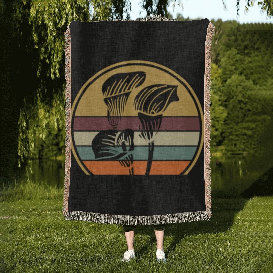 Tulip Gardening Tulips Woven Blankets