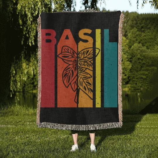 Basil Design Herb Lover Woven Blankets