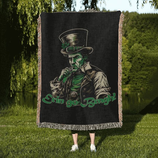 St Patrick´s day, Erin go Bragh! Woven Blankets