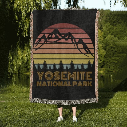 Yosemite National Park Woven Blankets