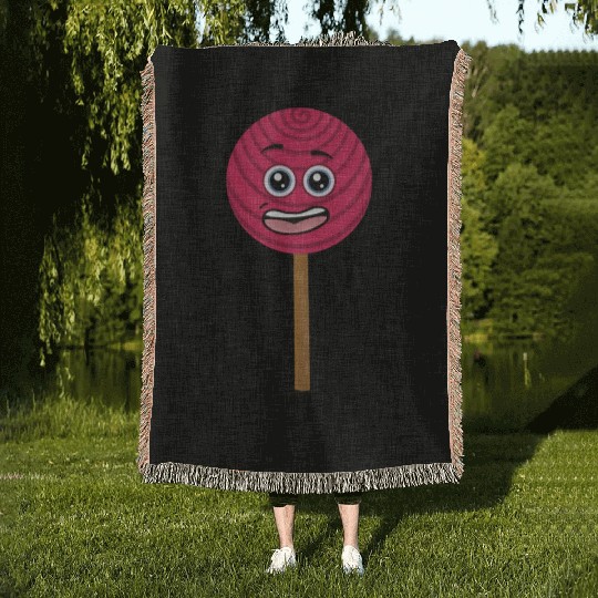 A cool lollipop Woven Blankets