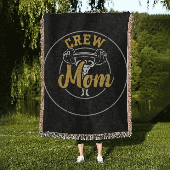 Crew Mom - Gym Woven Blankets