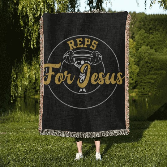 Reps For Jesus - Gym Woven Blankets