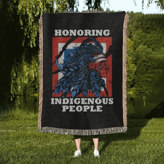 Honoring Indigenous People Heritage Native America Woven Blankets