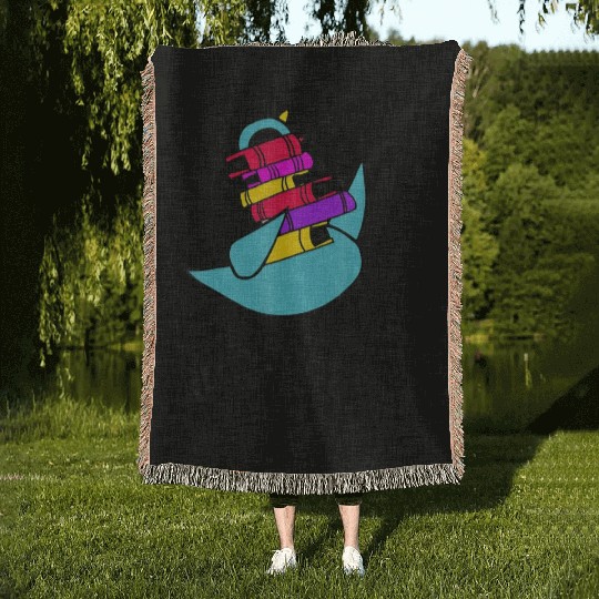 Teacher Library Read Mo Books Pigeon Reading Libra Woven Blankets