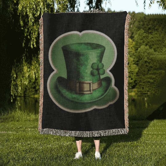 St Patrick's Day Novelty Irish Fancy Dress Leprech Woven Blankets