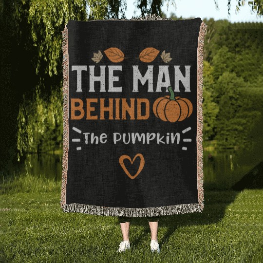 The Man Behind The Pumpkin Woven Blankets