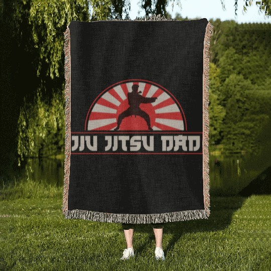 Brazilian Jiu Jitsu MMA Bjj Hugger Woven Blankets