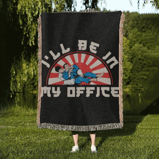 Brazilian Jiu Jitsu MMA Bjj Hugger Woven Blankets