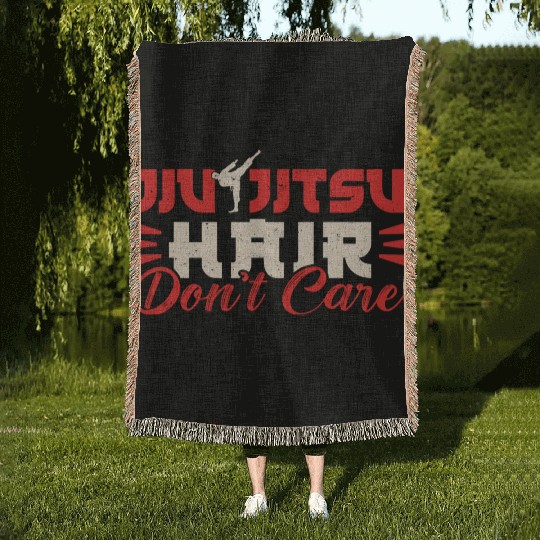 Brazilian Jiu Jitsu MMA Bjj Hugger Woven Blankets