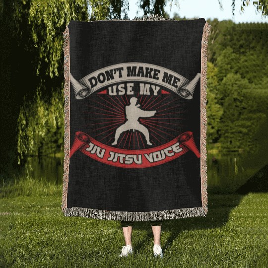 Brazilian Jiu Jitsu MMA Bjj Hugger Woven Blankets