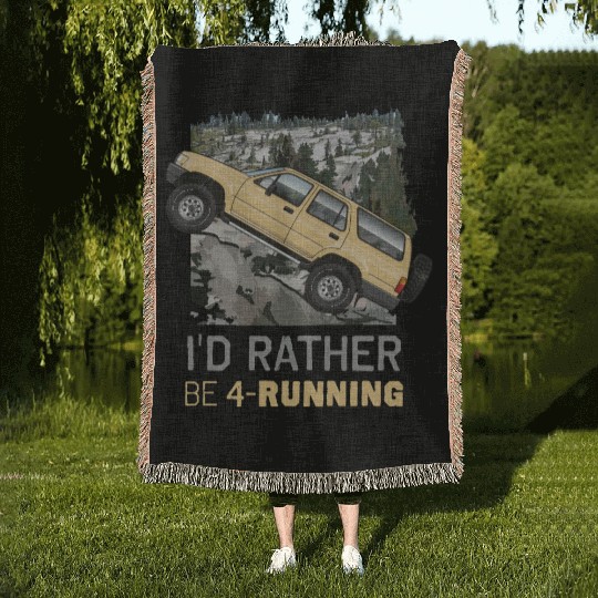 4 running Sandalwood Woven Blankets