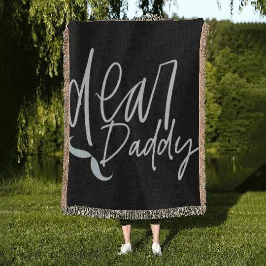 Best dad ever Woven Blankets